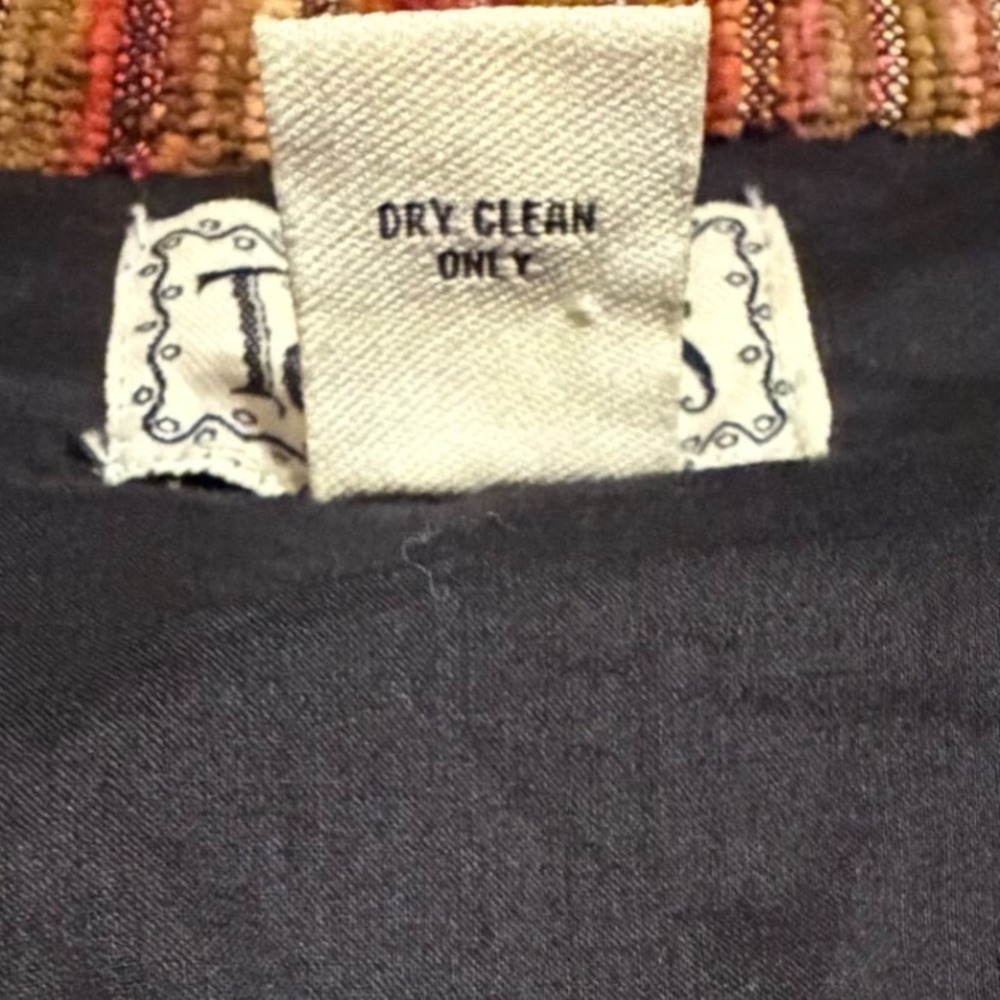 Vintage TanTrums Striped Chenille Jacket S Boho Art To Wear Textured Boxy 90s - Picture 12 of 14
